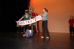 ATY's "Schoolhouse Rock Live! Jr.," October 2011. Director: Anthea Carns. Sets by Jessica L. Jacob. Lights by Kevin McClear. Costumes by Gabriel P. Clark. Photo by Ed Silcox.