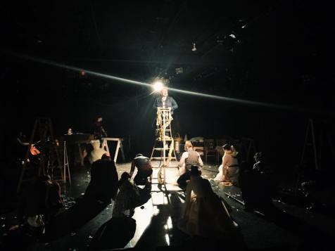 "There are giants in the sky!" Photo via STAGEright's Facebook.